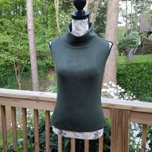 Joseph A. Hunter Green Lightweight sweater tank, L